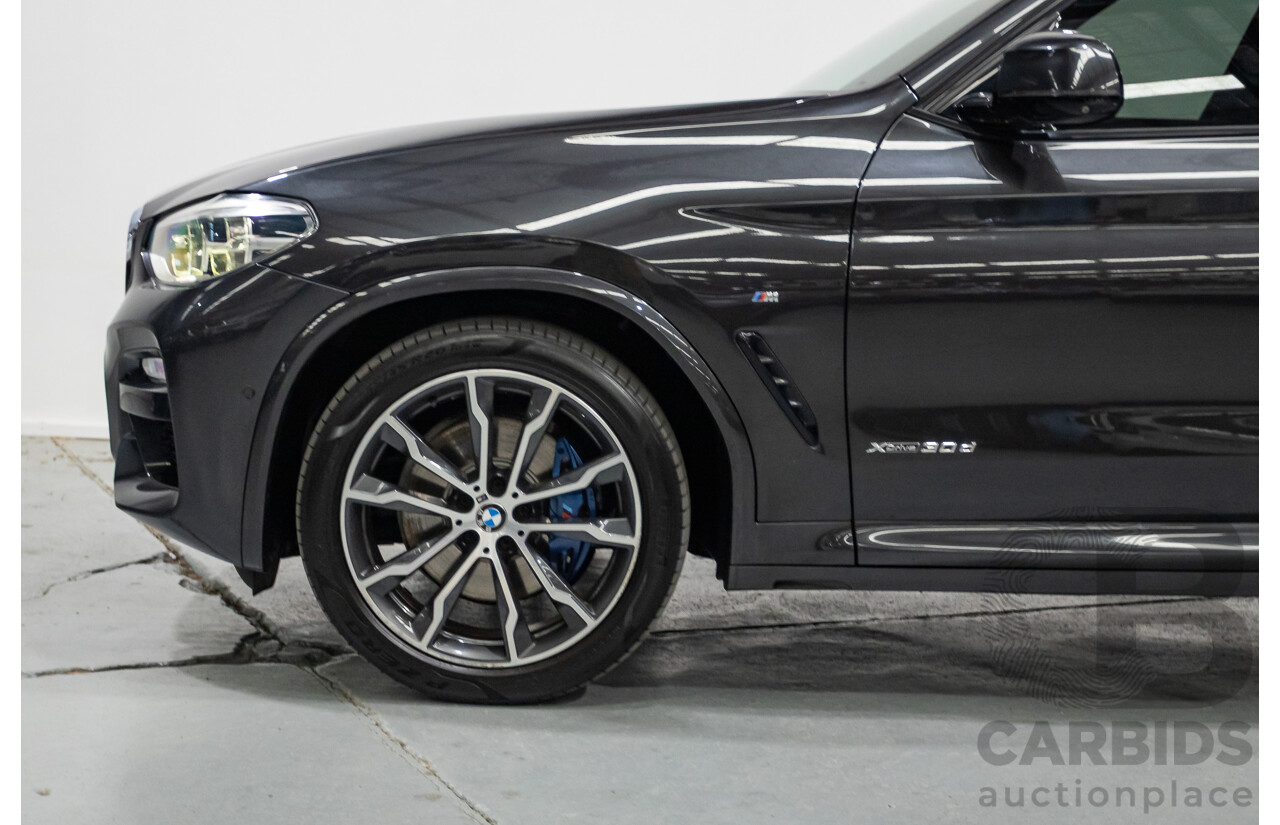 1/2018 BMW X3 XDrive 30d M Sport (AWD) G01 MY18 4d Wagon Dark Graphite Metallic Turbo Diesel 3.0L