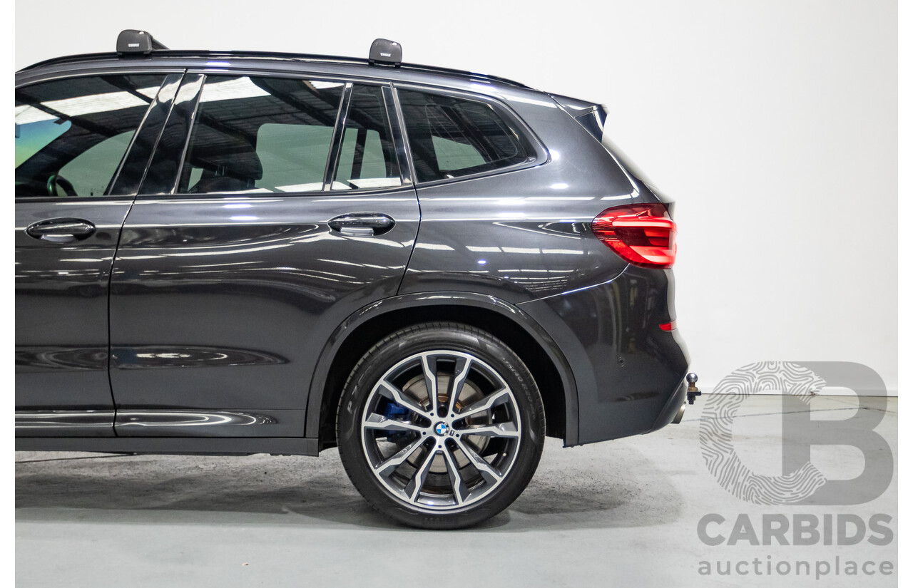 1/2018 BMW X3 XDrive 30d M Sport (AWD) G01 MY18 4d Wagon Dark Graphite Metallic Turbo Diesel 3.0L