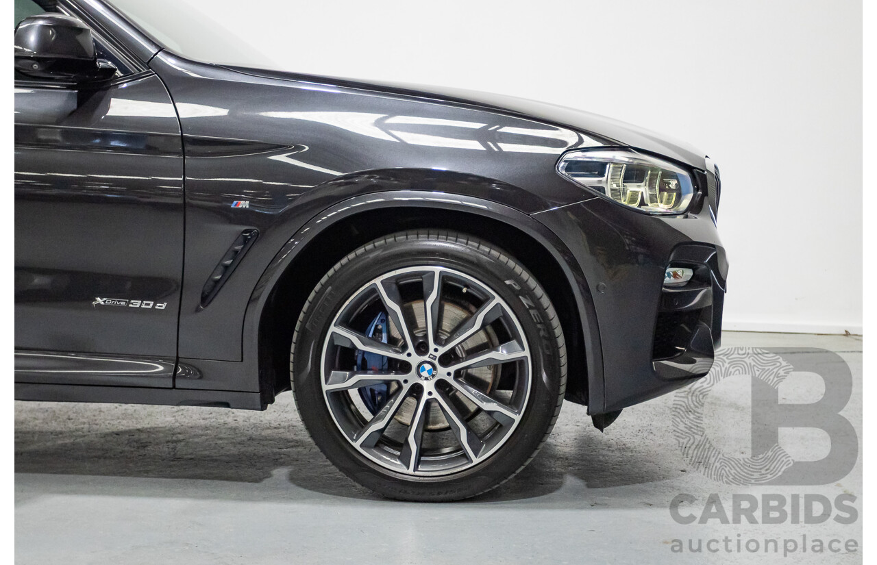 1/2018 BMW X3 XDrive 30d M Sport (AWD) G01 MY18 4d Wagon Dark Graphite Metallic Turbo Diesel 3.0L