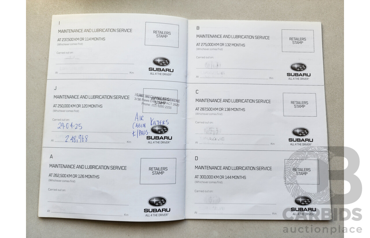 10/2014 Subaru Forester 2.0xt Premium MY14 4d Wagon White 2.0L