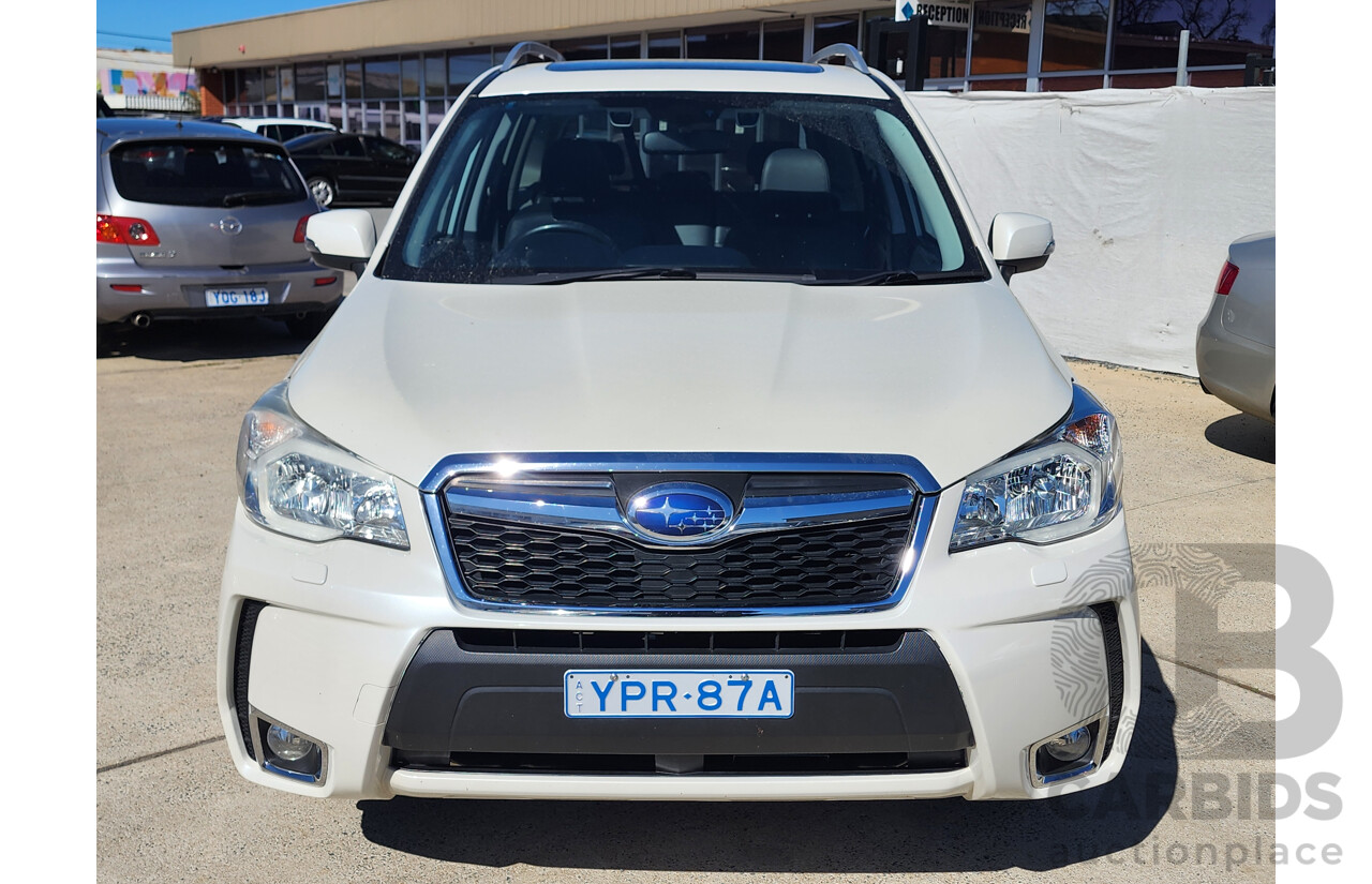 10/2014 Subaru Forester 2.0xt Premium MY14 4d Wagon White 2.0L