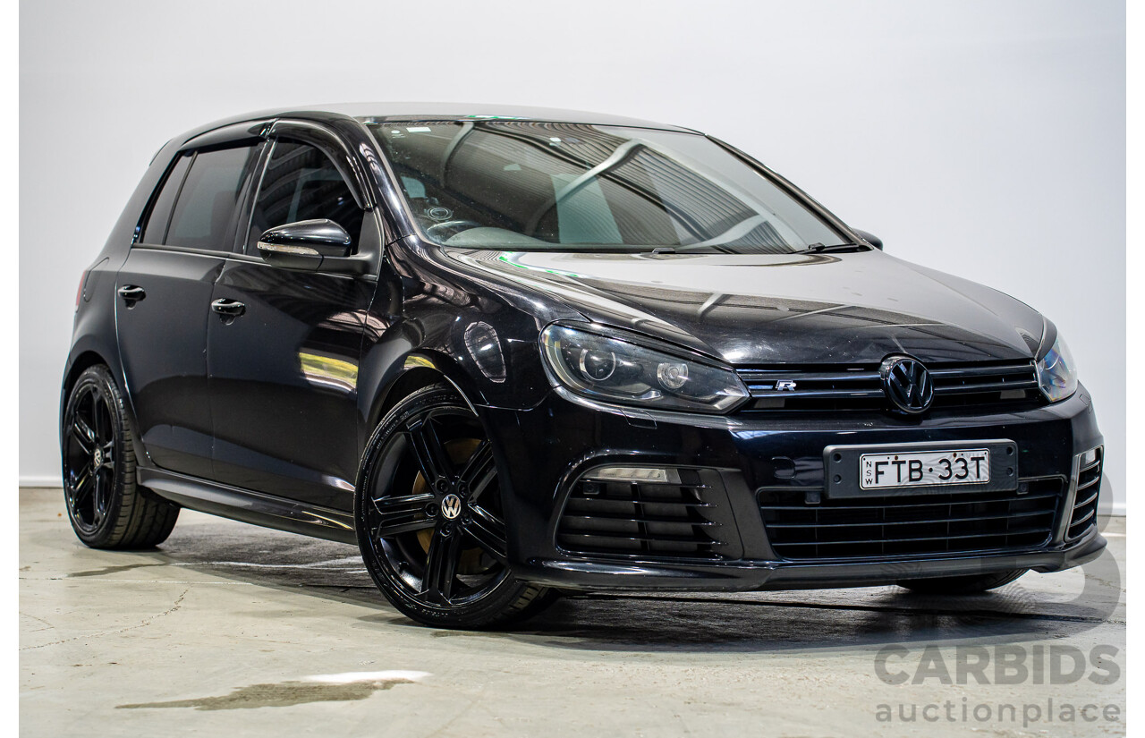 05/2010 Volkswagen Golf R (AWD) 1K MY10 5d Hatchback Black Turbo 2.0L