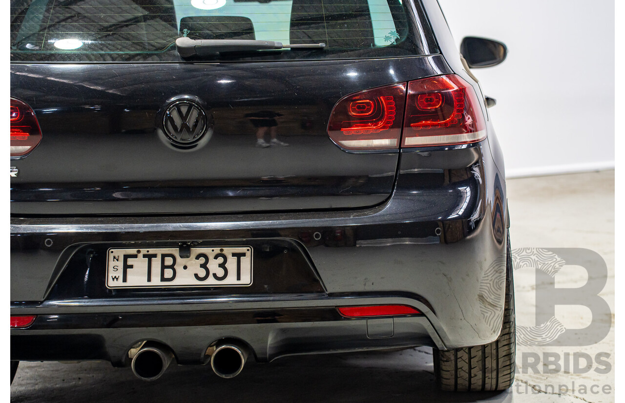 05/2010 Volkswagen Golf R (AWD) 1K MY10 5d Hatchback Black Turbo 2.0L