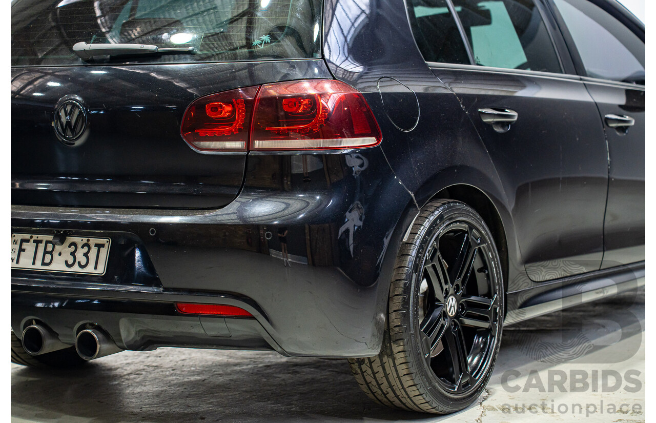 05/2010 Volkswagen Golf R (AWD) 1K MY10 5d Hatchback Black Turbo 2.0L