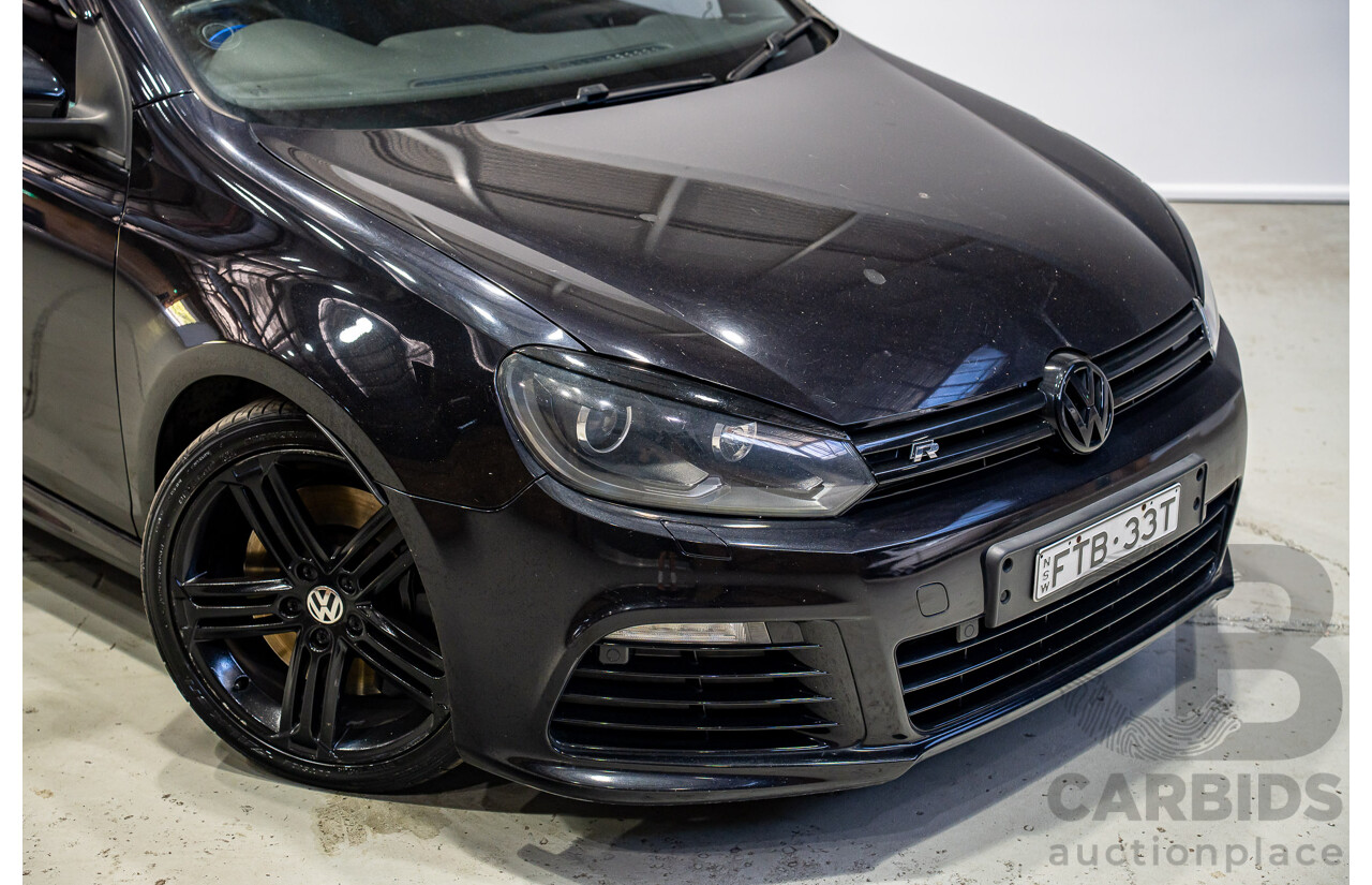 05/2010 Volkswagen Golf R (AWD) 1K MY10 5d Hatchback Black Turbo 2.0L
