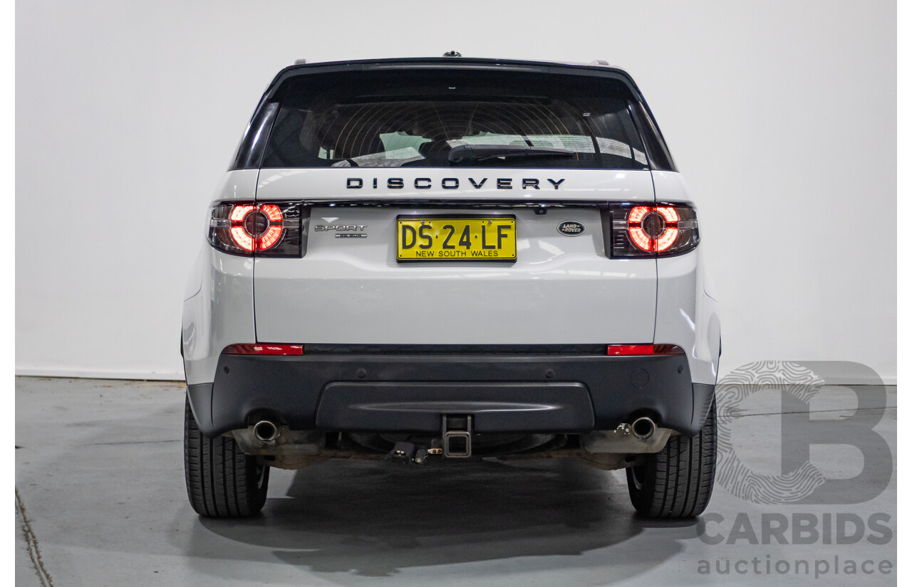 8/2015 Land Rover Discovery Sport SD4 SE (AWD) LC MY16 4d Wagon Fuji White Turbo 2.2L - 7 Seater