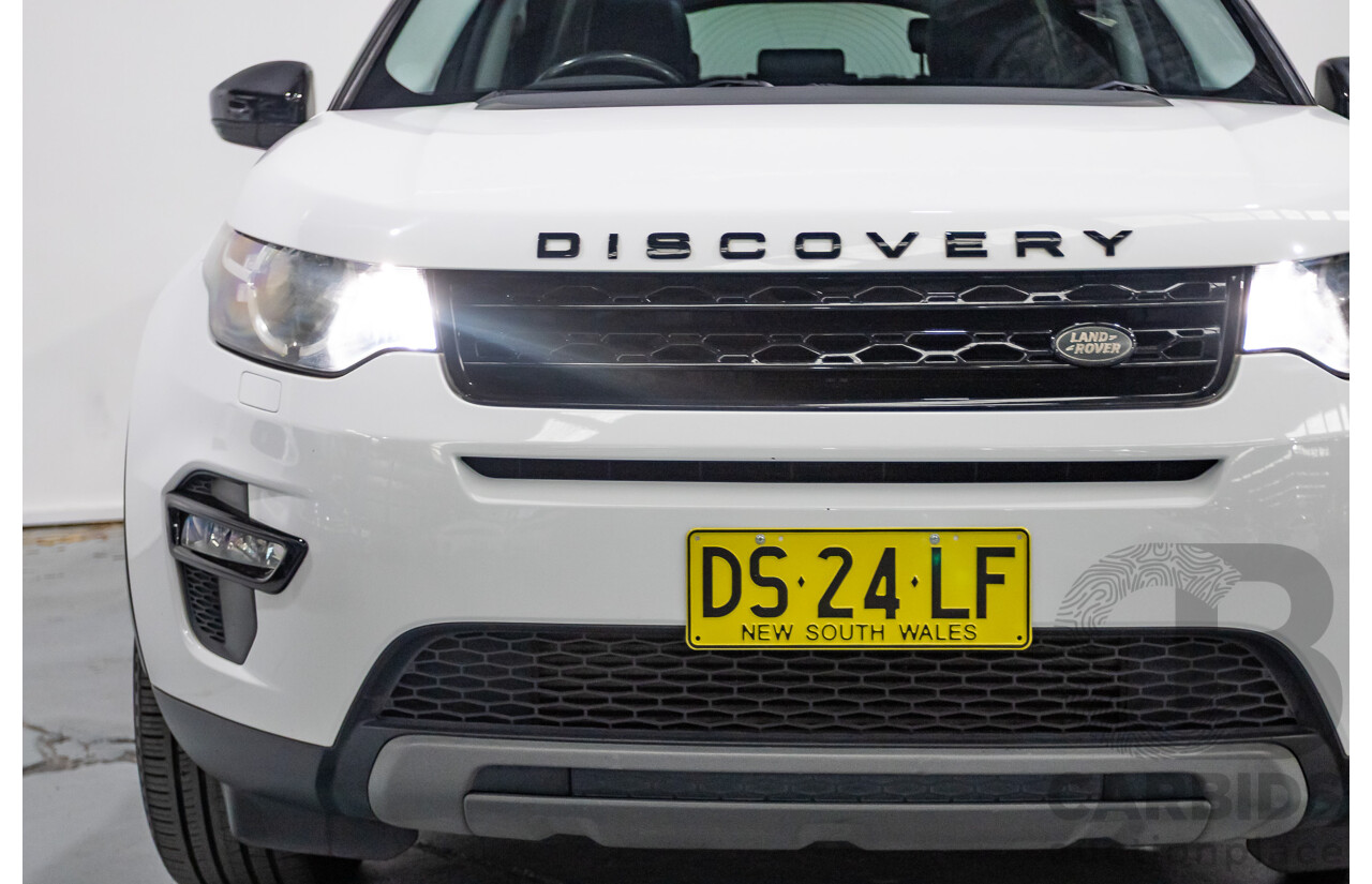 8/2015 Land Rover Discovery Sport SD4 SE (AWD) LC MY16 4d Wagon Fuji White Turbo 2.2L - 7 Seater