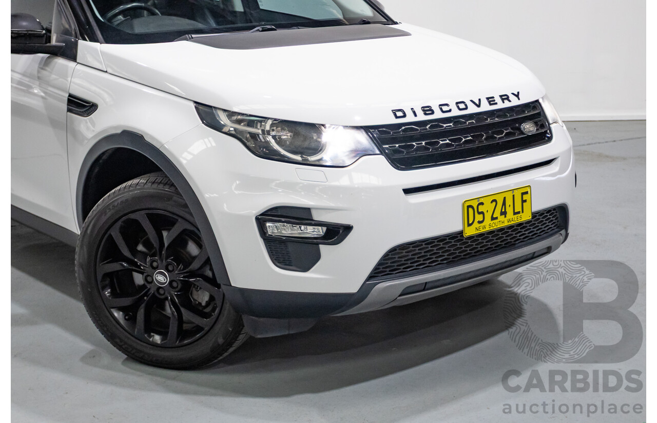 8/2015 Land Rover Discovery Sport SD4 SE (AWD) LC MY16 4d Wagon Fuji White Turbo 2.2L - 7 Seater