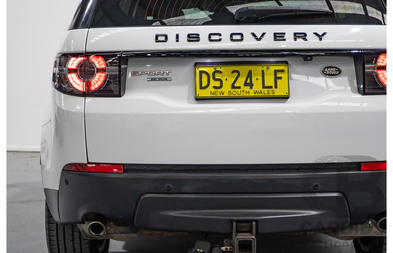 8/2015 Land Rover Discovery Sport SD4 SE (AWD) LC MY16 4d Wagon Fuji White Turbo 2.2L - 7 Seater
