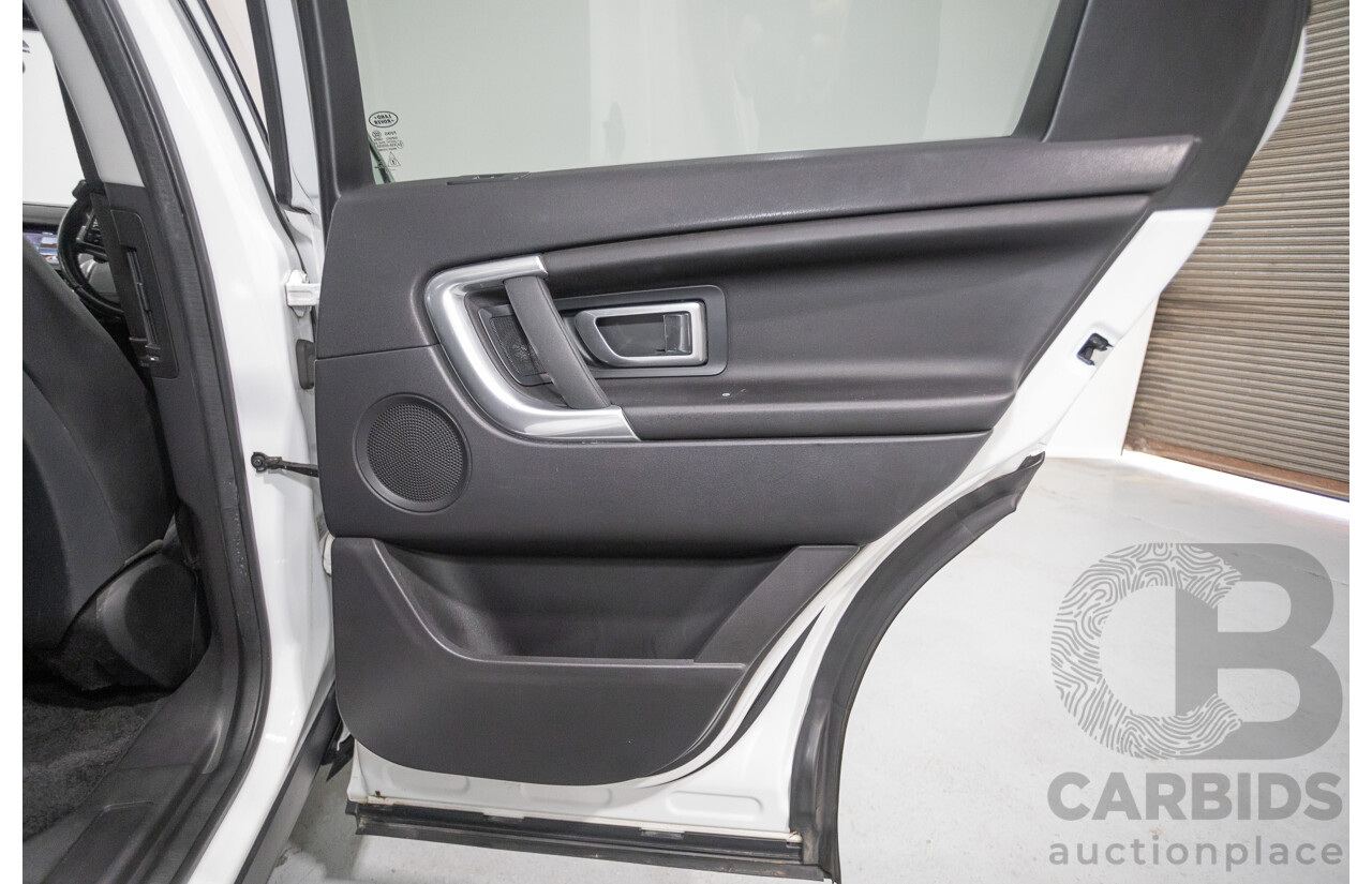 8/2015 Land Rover Discovery Sport SD4 SE (AWD) LC MY16 4d Wagon Fuji White Turbo 2.2L - 7 Seater
