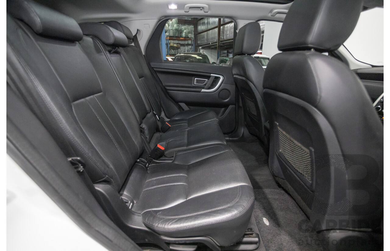 8/2015 Land Rover Discovery Sport SD4 SE (AWD) LC MY16 4d Wagon Fuji White Turbo 2.2L - 7 Seater