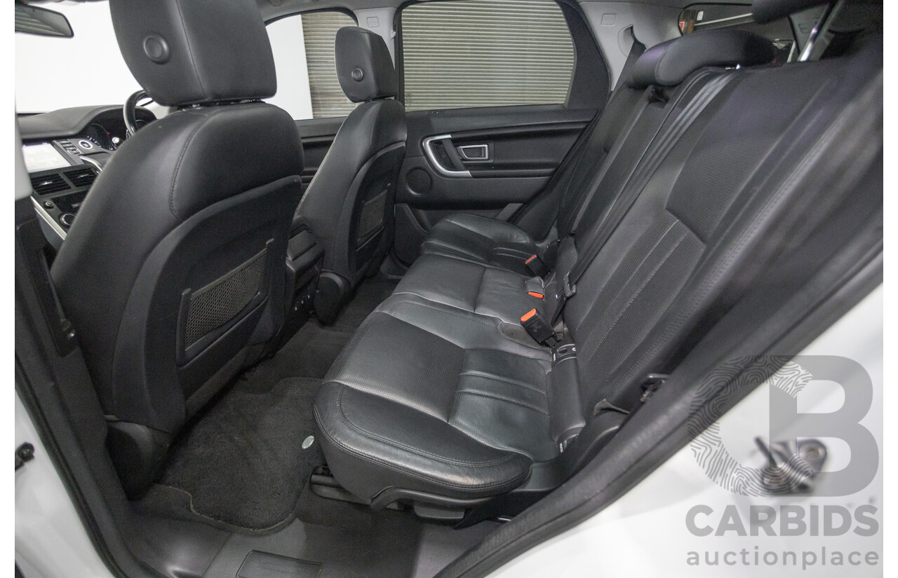 8/2015 Land Rover Discovery Sport SD4 SE (AWD) LC MY16 4d Wagon Fuji White Turbo 2.2L - 7 Seater