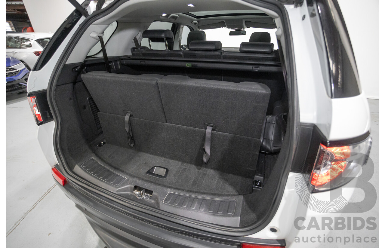 8/2015 Land Rover Discovery Sport SD4 SE (AWD) LC MY16 4d Wagon Fuji White Turbo 2.2L - 7 Seater