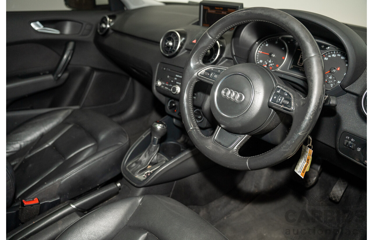 01/2013 Audi A1 1.6 TDI Attraction 8X 3d Hatchback White Turbo Diesel 1.6L