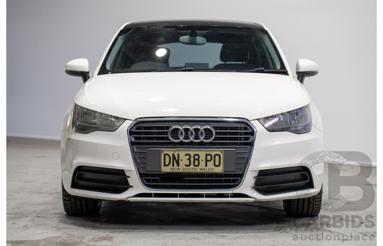 01/2013 Audi A1 1.6 TDI Attraction 8X 3d Hatchback White Turbo Diesel 1.6L