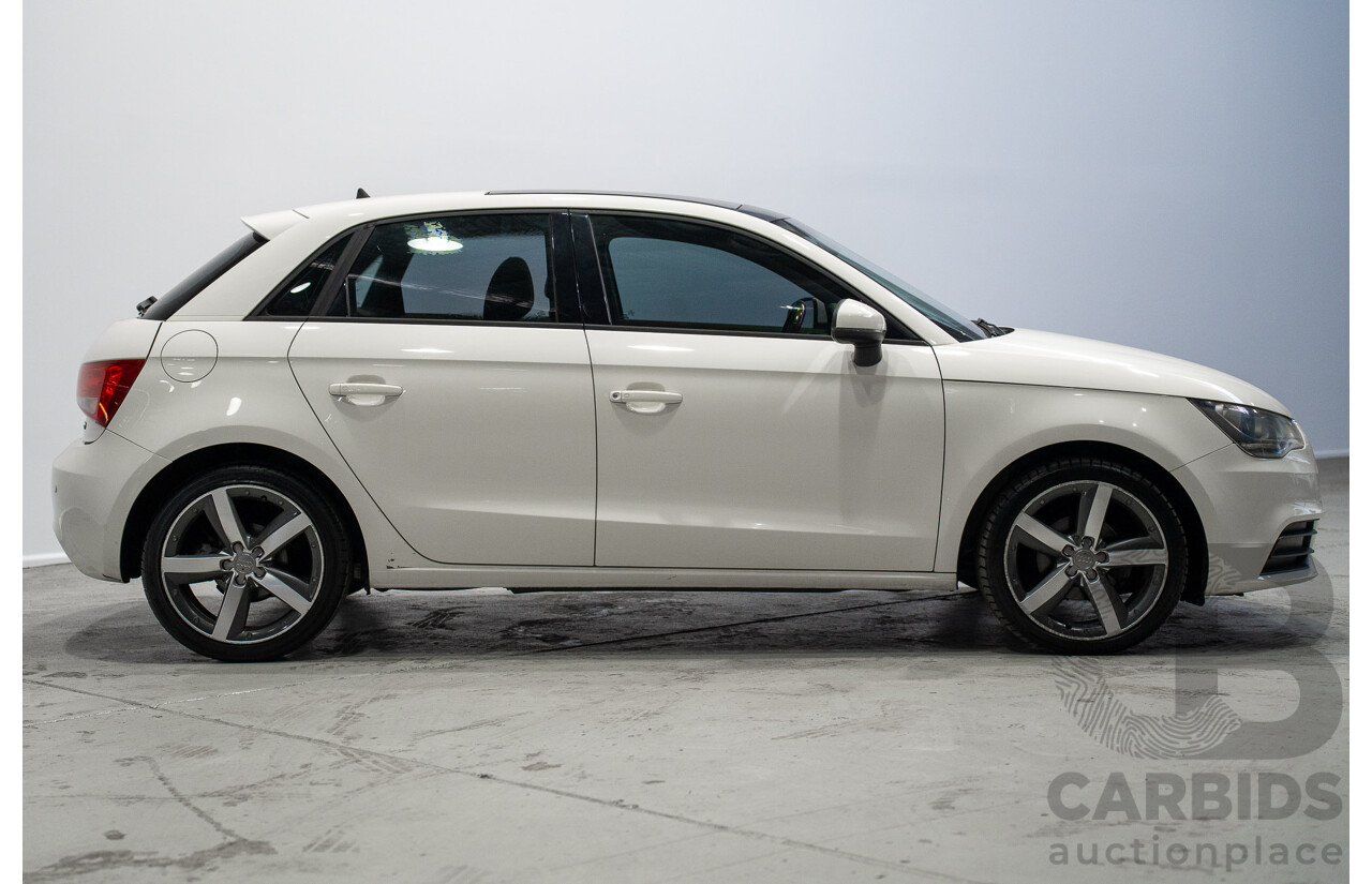 01/2013 Audi A1 1.6 TDI Attraction 8X 3d Hatchback White Turbo Diesel 1.6L