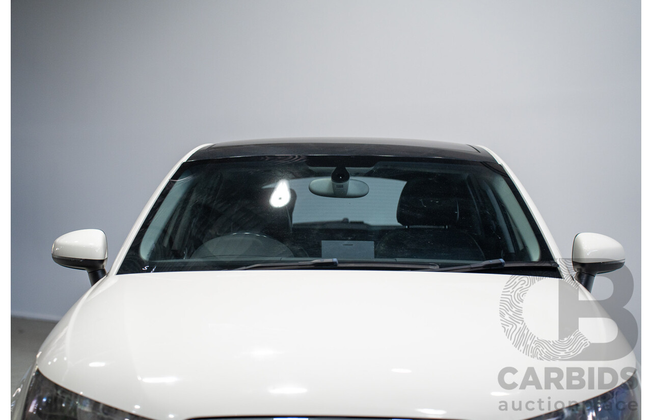 01/2013 Audi A1 1.6 TDI Attraction 8X 3d Hatchback White Turbo Diesel 1.6L
