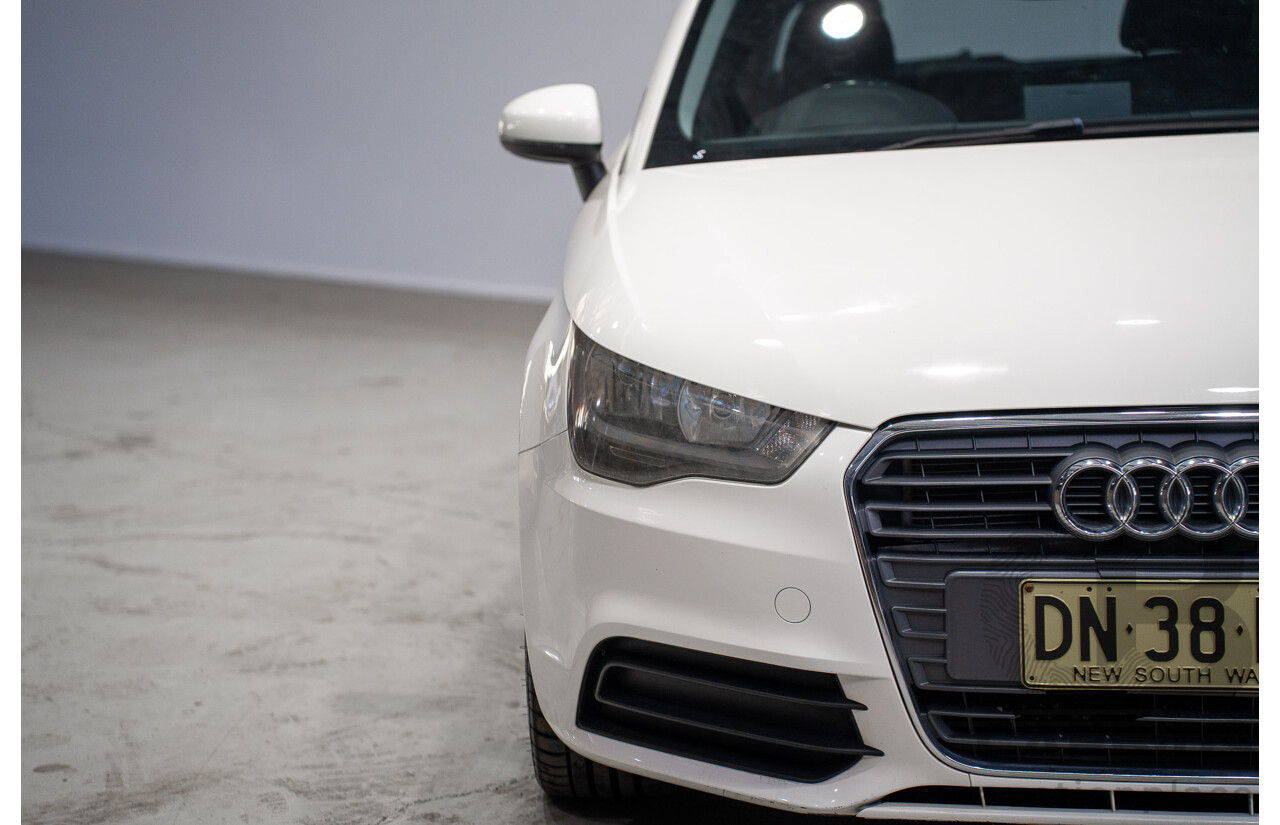01/2013 Audi A1 1.6 TDI Attraction 8X 3d Hatchback White Turbo Diesel 1.6L