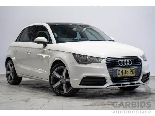 01/2013 Audi A1 1.6 TDI Attraction 8X 3d Hatchback White Turbo Diesel 1.6L