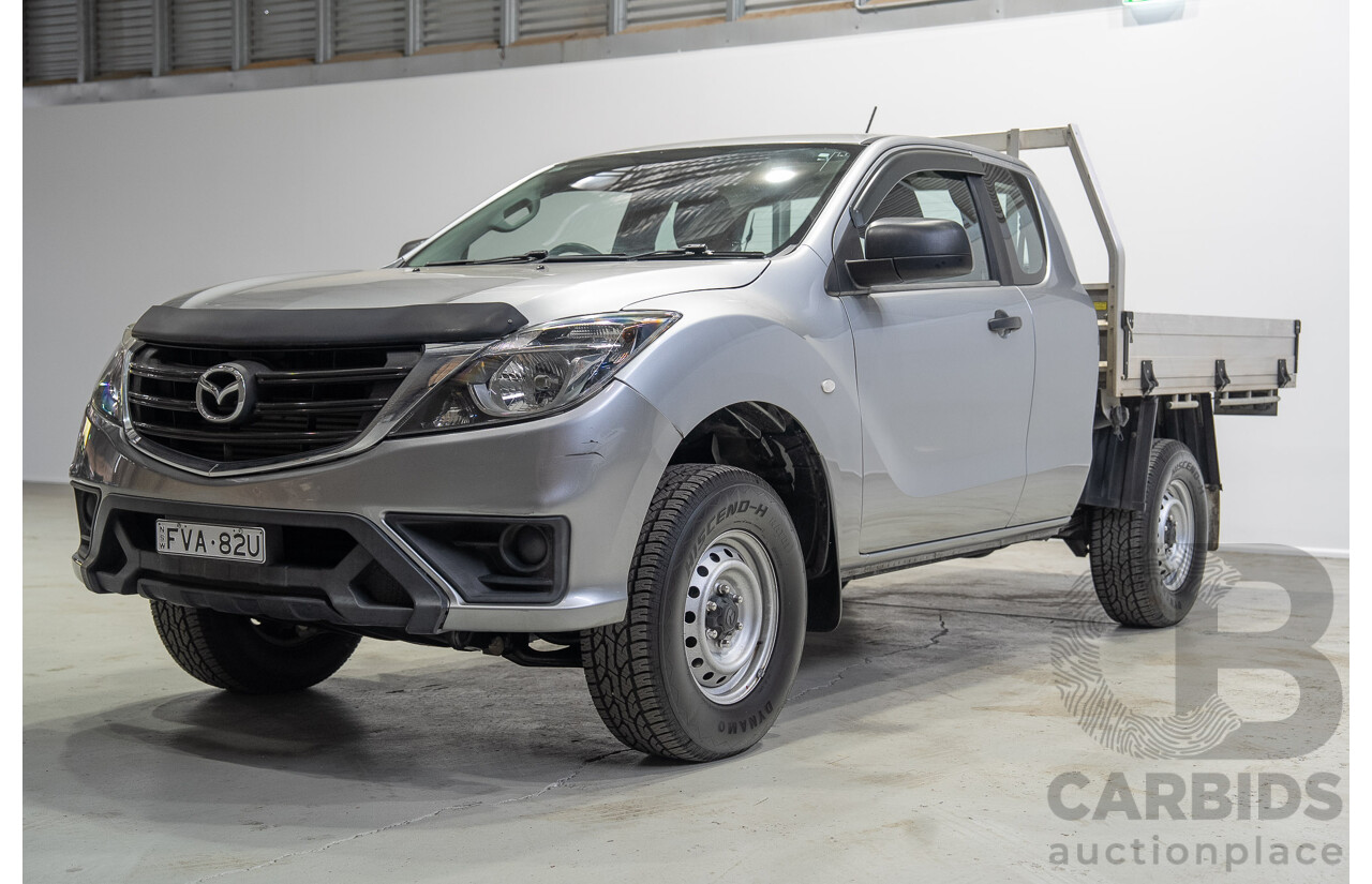 06/2019 Mazda BT-50 XT (4x4) (5YR) Freestyle Cab Chassis Grey 3.2L