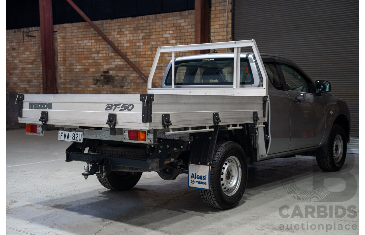 06/2019 Mazda BT-50 XT (4x4) (5YR) Freestyle Cab Chassis Grey 3.2L