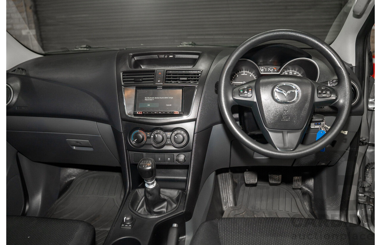 06/2019 Mazda BT-50 XT (4x4) (5YR) Freestyle Cab Chassis Grey 3.2L