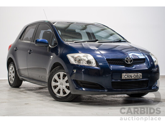 09/2008 Toyota Corolla Ascent ZRE152R 5d Hatchback Blue 1.8L