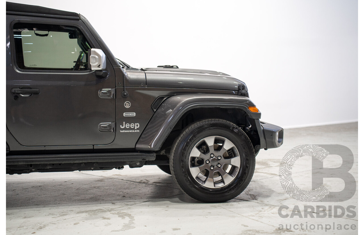 08/2020 Jeep Wrangler Overland (4x4) JL MY20 2d Grey 3.6L
