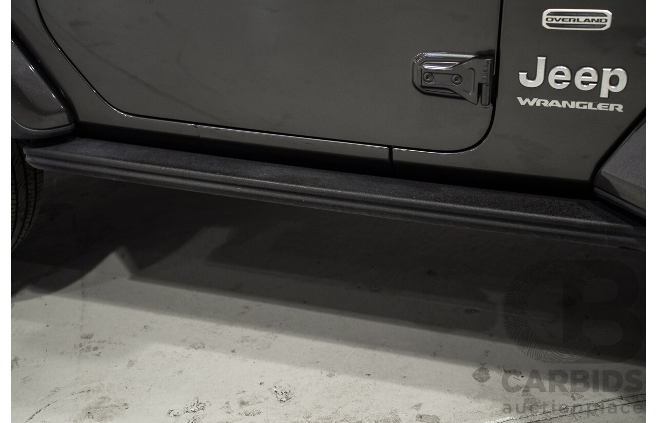 08/2020 Jeep Wrangler Overland (4x4) JL MY20 2d Grey 3.6L