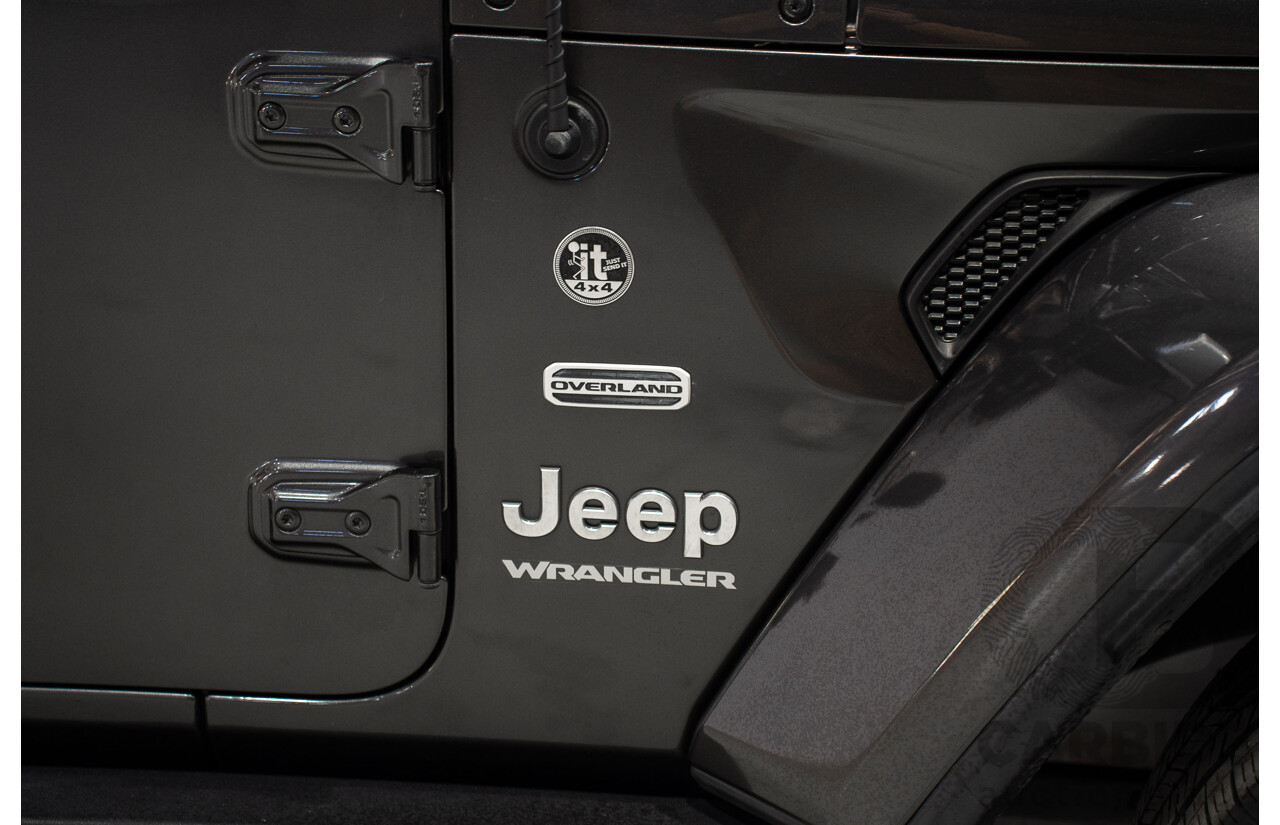 08/2020 Jeep Wrangler Overland (4x4) JL MY20 2d Grey 3.6L