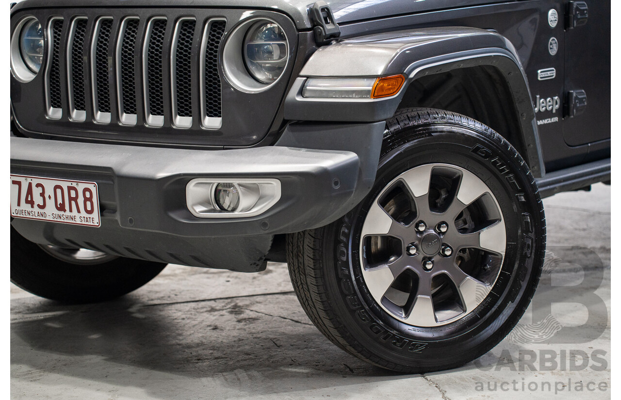 08/2020 Jeep Wrangler Overland (4x4) JL MY20 2d Grey 3.6L