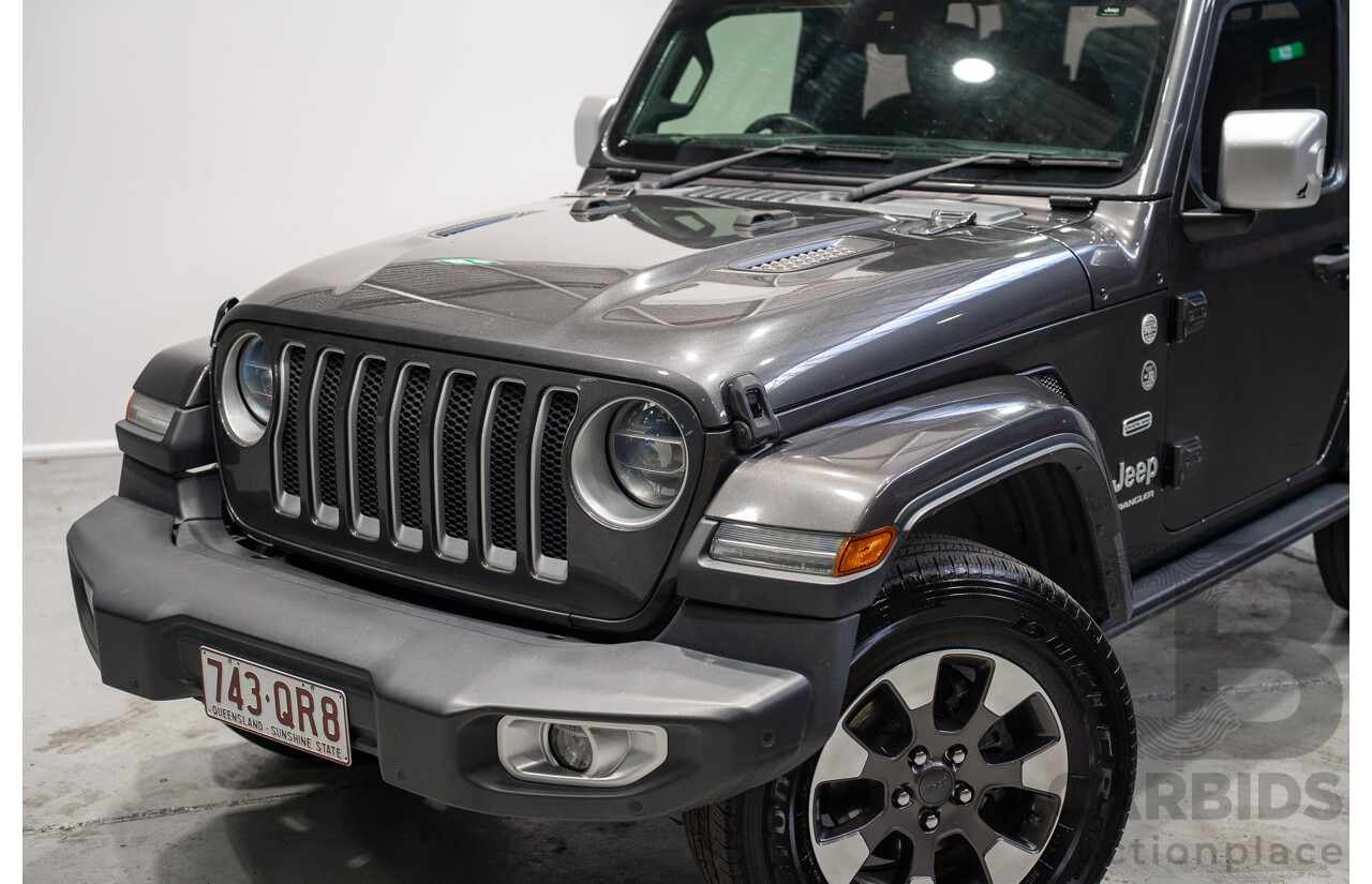 08/2020 Jeep Wrangler Overland (4x4) JL MY20 2d Grey 3.6L