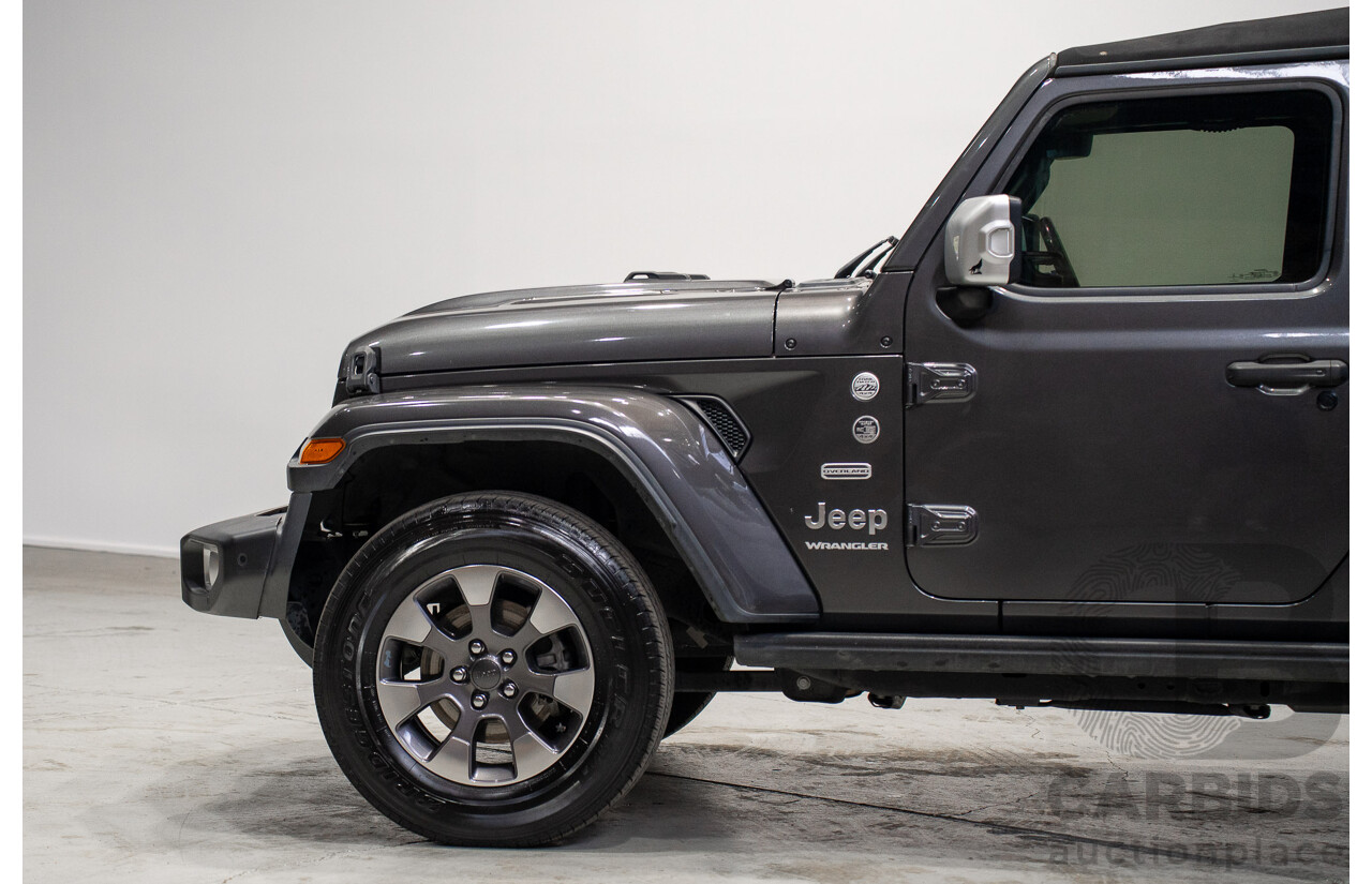 08/2020 Jeep Wrangler Overland (4x4) JL MY20 2d Grey 3.6L