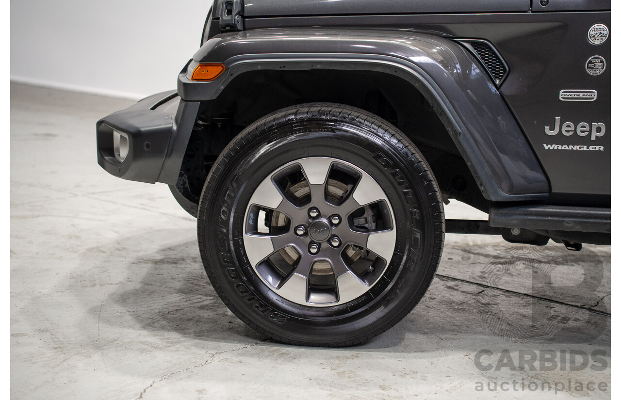 08/2020 Jeep Wrangler Overland (4x4) JL MY20 2d Grey 3.6L