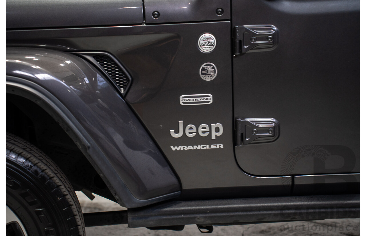 08/2020 Jeep Wrangler Overland (4x4) JL MY20 2d Grey 3.6L