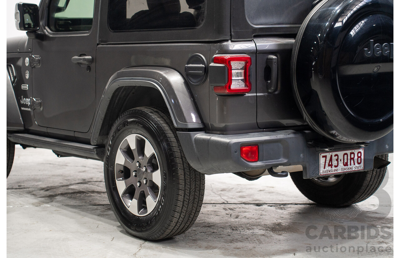 08/2020 Jeep Wrangler Overland (4x4) JL MY20 2d Grey 3.6L