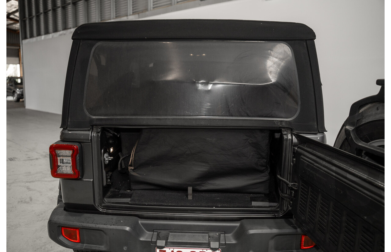 08/2020 Jeep Wrangler Overland (4x4) JL MY20 2d Grey 3.6L