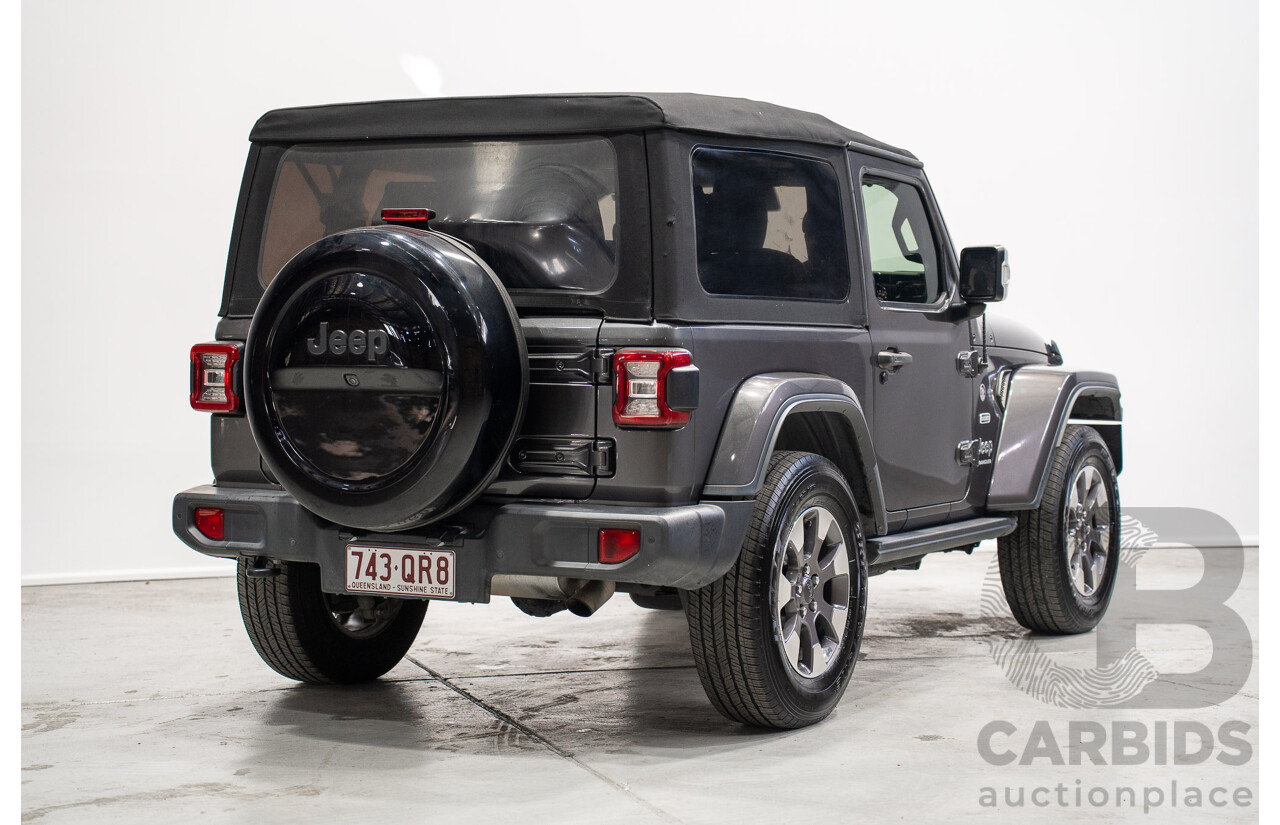 08/2020 Jeep Wrangler Overland (4x4) JL MY20 2d Grey 3.6L