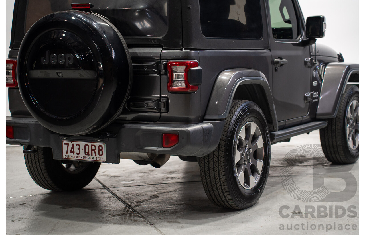 08/2020 Jeep Wrangler Overland (4x4) JL MY20 2d Grey 3.6L