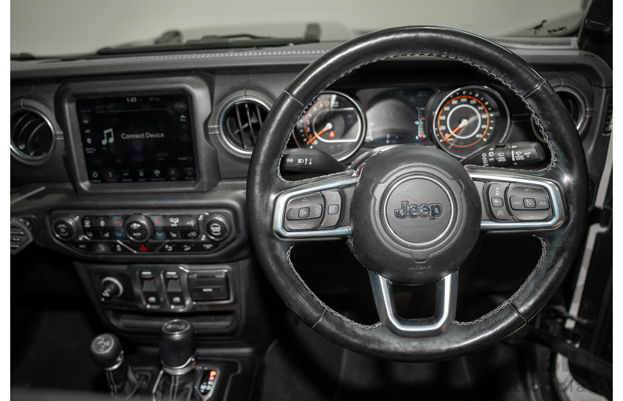 08/2020 Jeep Wrangler Overland (4x4) JL MY20 2d Grey 3.6L