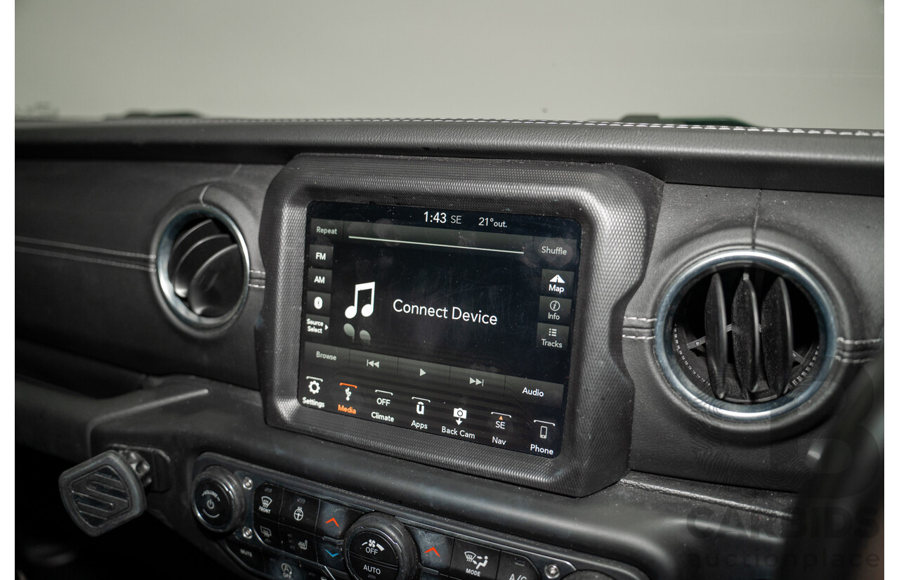 08/2020 Jeep Wrangler Overland (4x4) JL MY20 2d Grey 3.6L