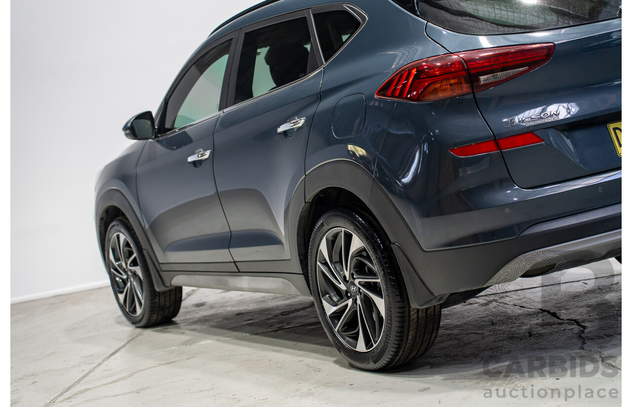 09/2019 Hyundai Tucson Highlander (AWD) TL3 MY20 4d Wagon Blue Turbo 1.6L