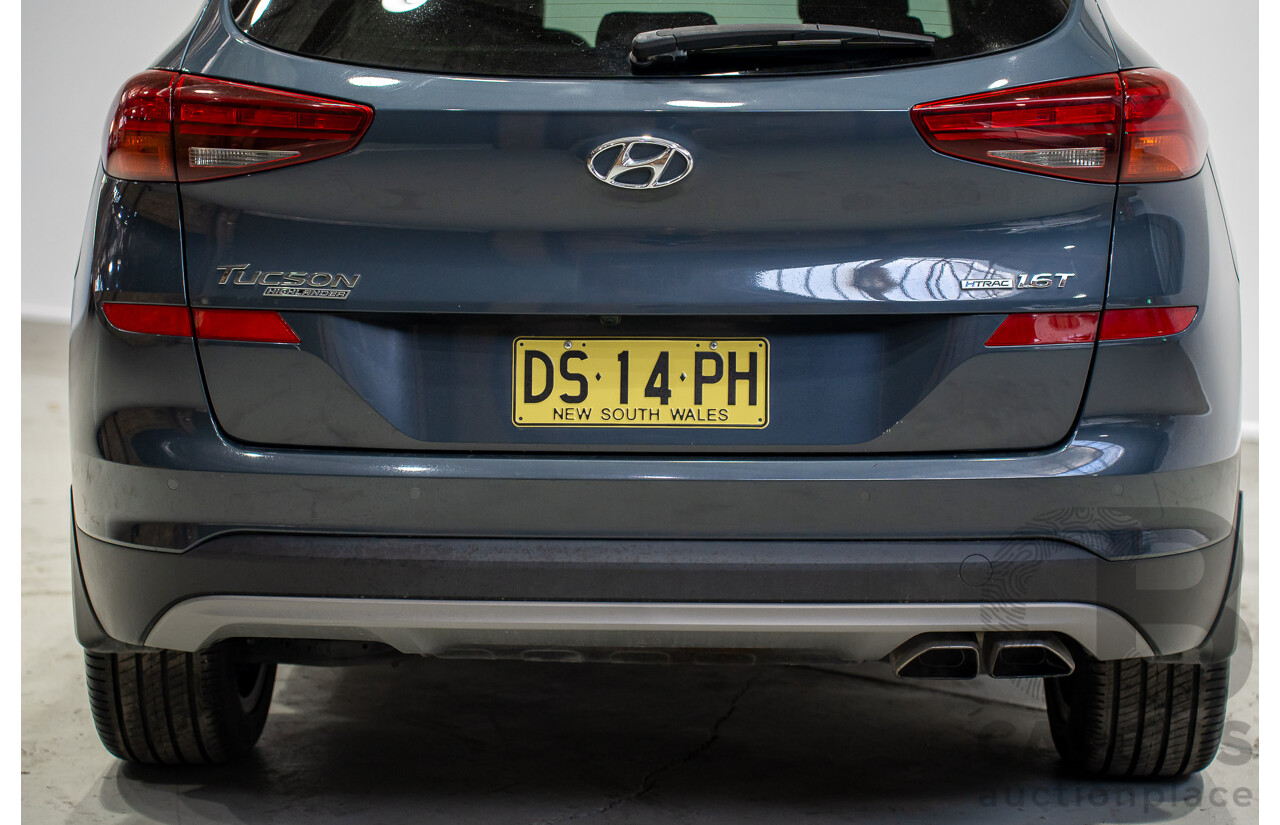 09/2019 Hyundai Tucson Highlander (AWD) TL3 MY20 4d Wagon Blue Turbo 1.6L