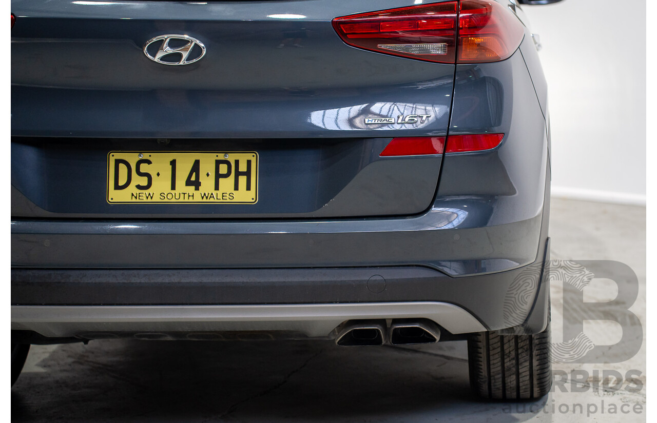 09/2019 Hyundai Tucson Highlander (AWD) TL3 MY20 4d Wagon Blue Turbo 1.6L