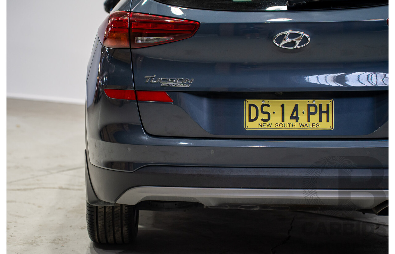 09/2019 Hyundai Tucson Highlander (AWD) TL3 MY20 4d Wagon Blue Turbo 1.6L