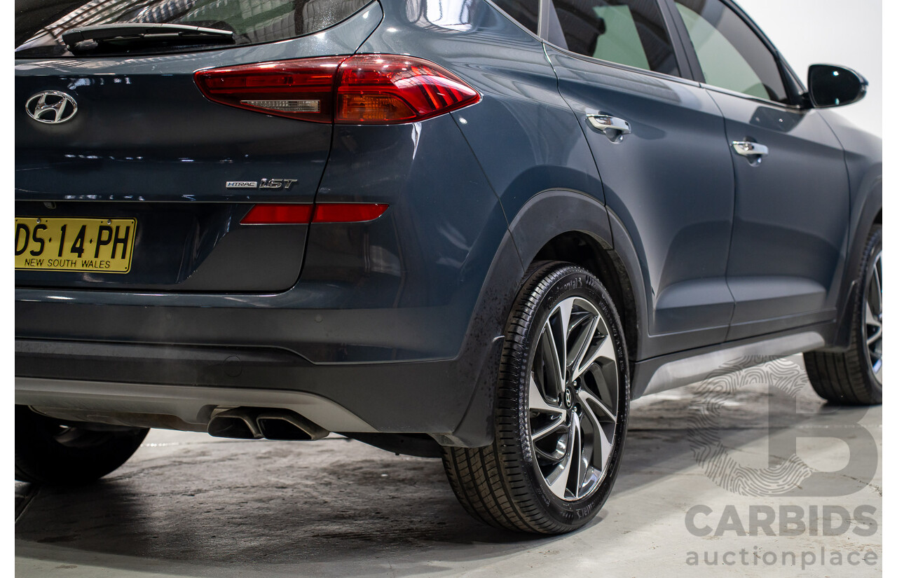09/2019 Hyundai Tucson Highlander (AWD) TL3 MY20 4d Wagon Blue Turbo 1.6L