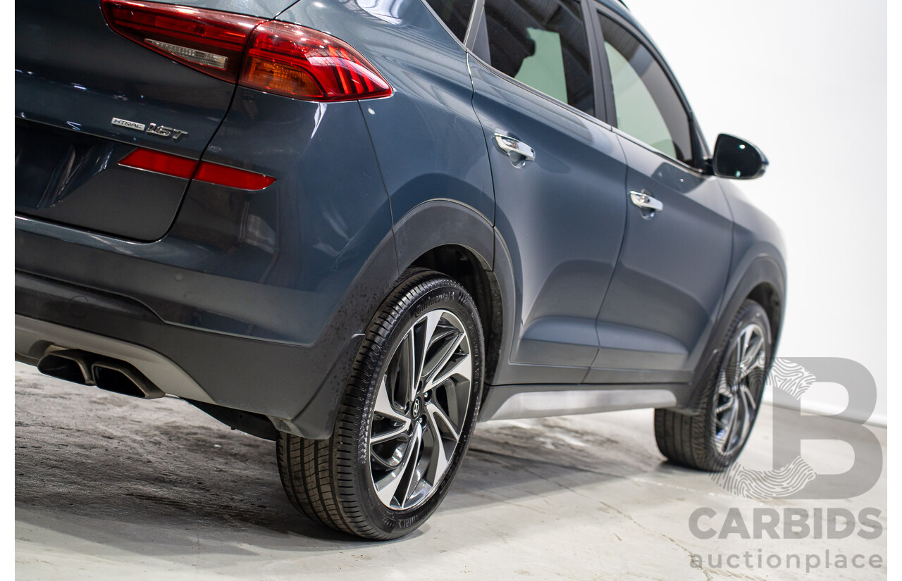 09/2019 Hyundai Tucson Highlander (AWD) TL3 MY20 4d Wagon Blue Turbo 1.6L