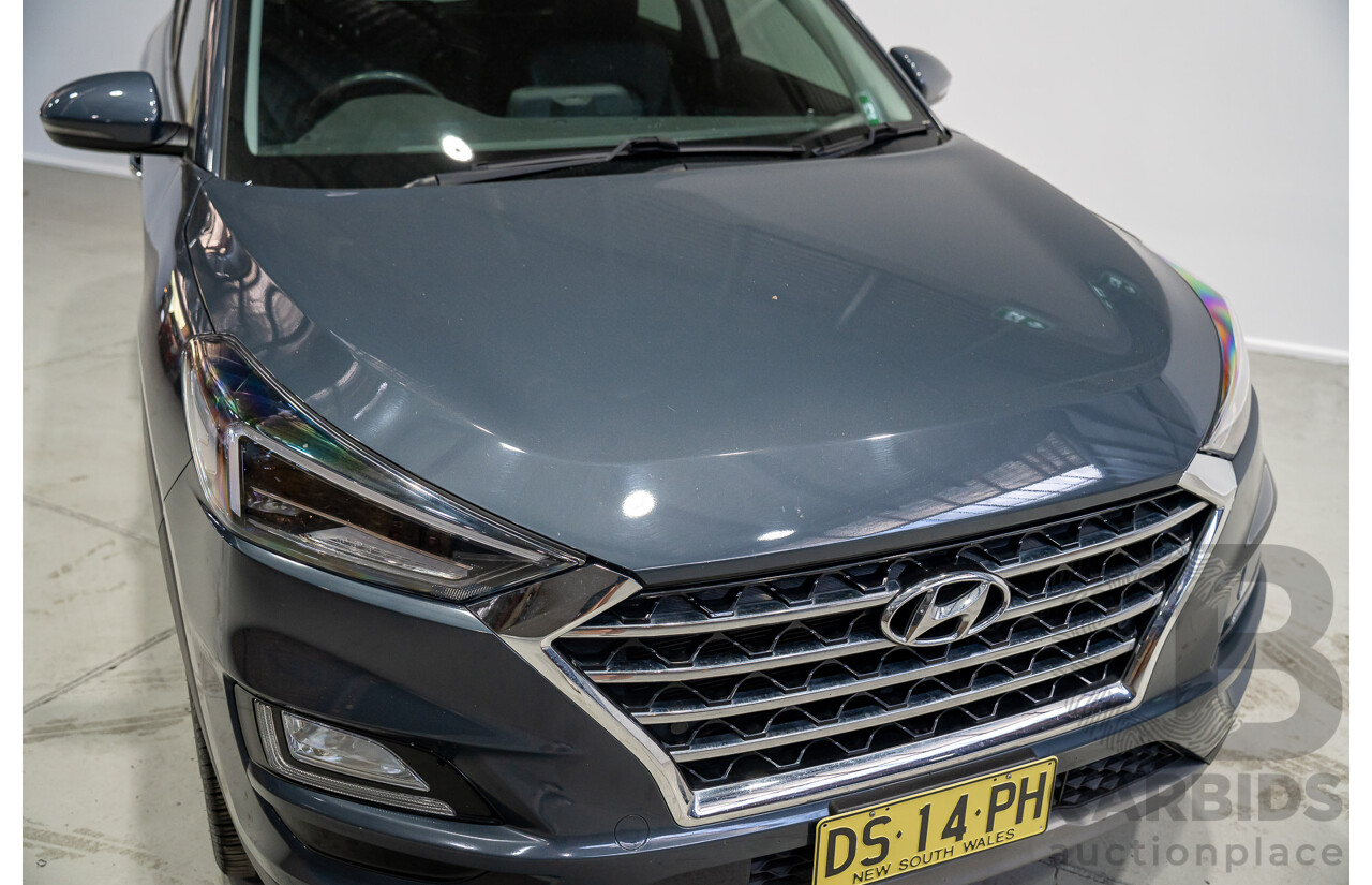 09/2019 Hyundai Tucson Highlander (AWD) TL3 MY20 4d Wagon Blue Turbo 1.6L
