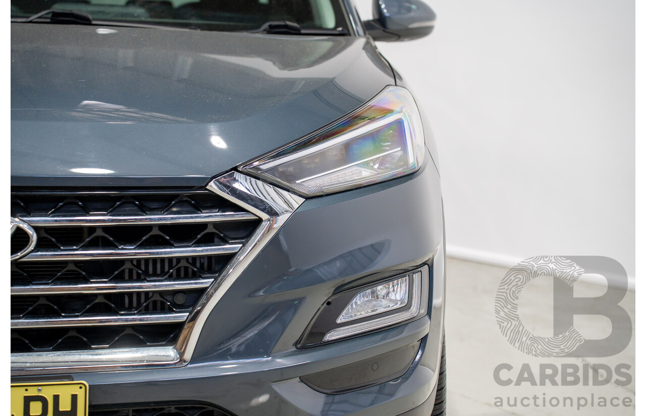 09/2019 Hyundai Tucson Highlander (AWD) TL3 MY20 4d Wagon Blue Turbo 1.6L