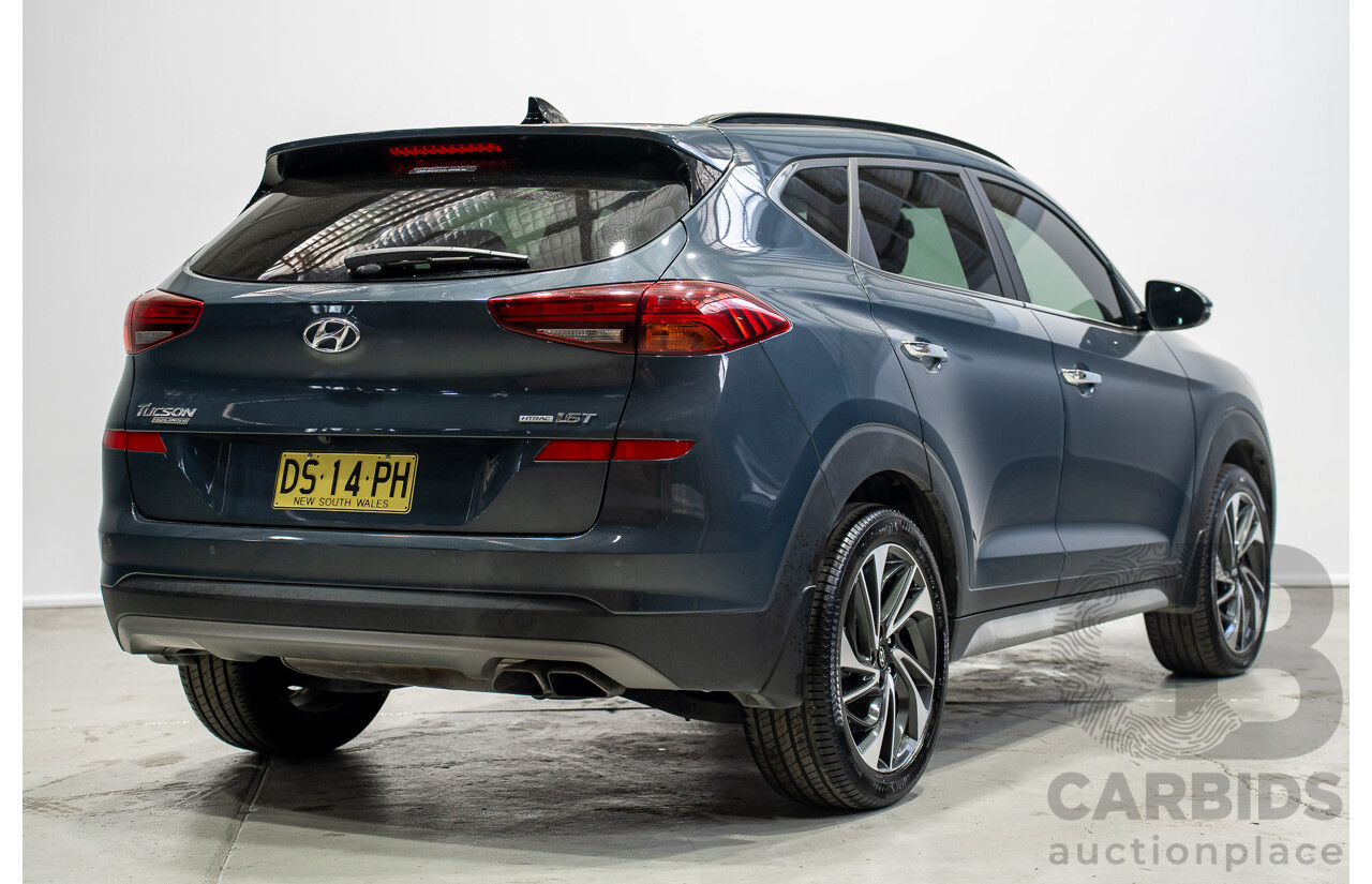09/2019 Hyundai Tucson Highlander (AWD) TL3 MY20 4d Wagon Blue Turbo 1.6L